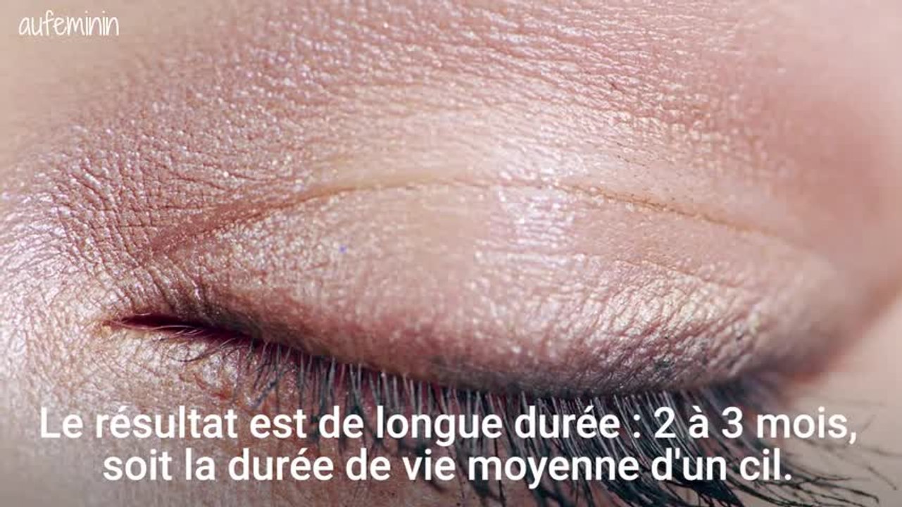 Le rehaussement de cils