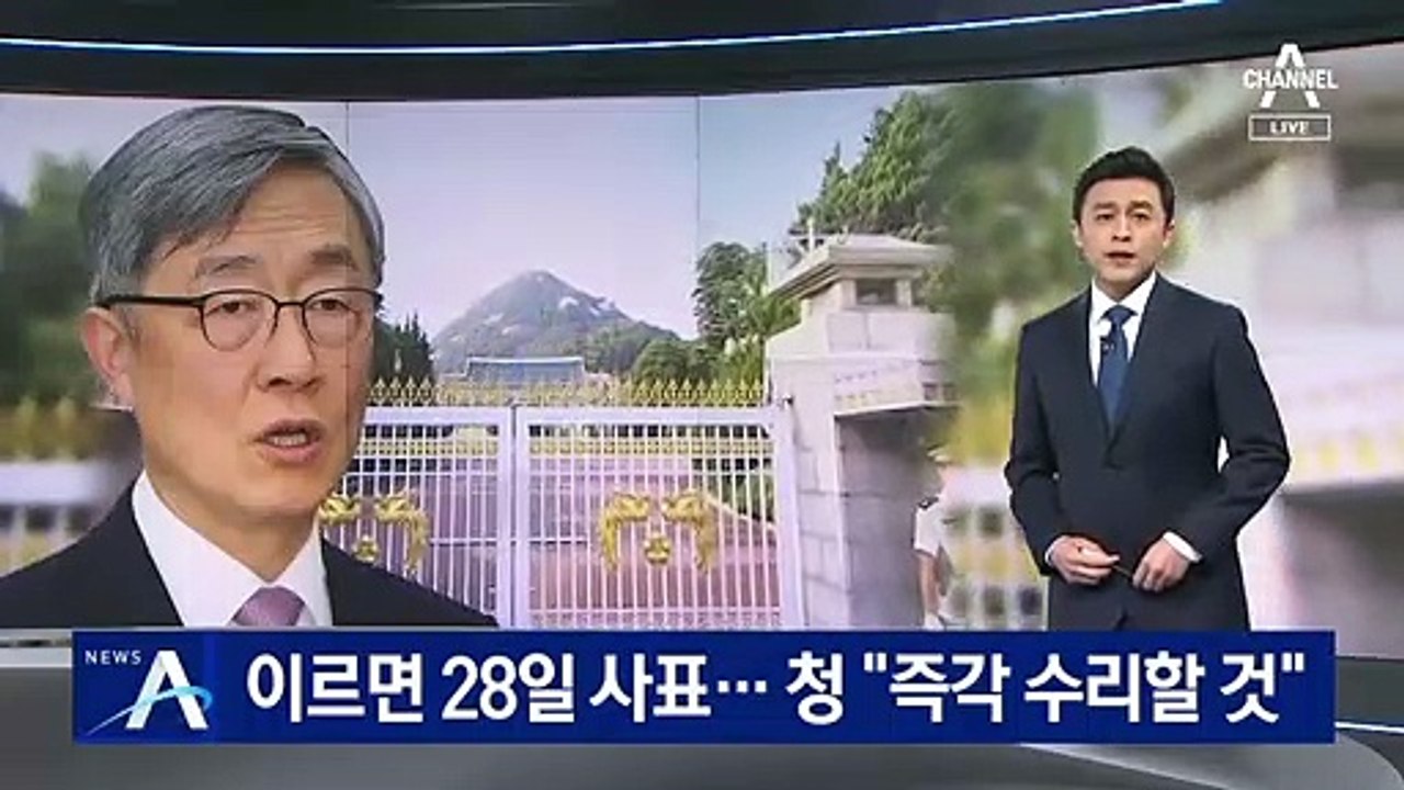 최재형 이르면 28일 사의 표명…靑 “즉각 수리할 것”