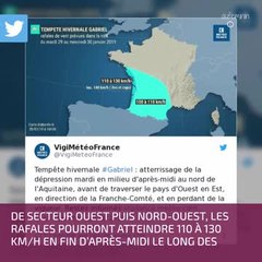 Tempête Gabriel : à quoi faut-il s'attendre