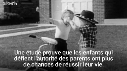 Enfants têtus plus de chance de réussir dans la vie