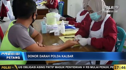 Polda Kalbar Gelar Donor Darah