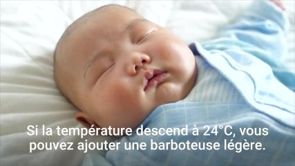comment habiller bébé pour la nuit