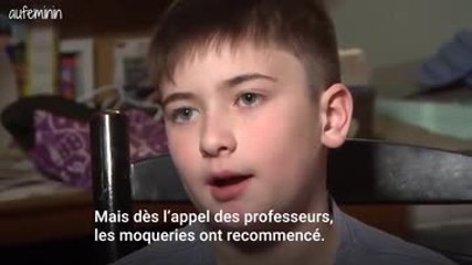 À 11 ans, ce petit garçon victime de harcèlement à cause de son nom de famille a reçu une médaille
