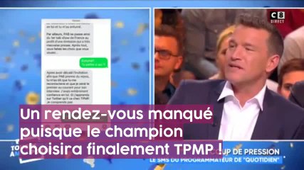 TPMP : Cyril Hanouna dévoile des SMS "de pression" qui auraient été envoyés par les équipes de Quotidien