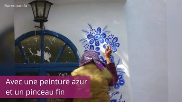 Cette grand-mère transforme son village en oeuvre d'art