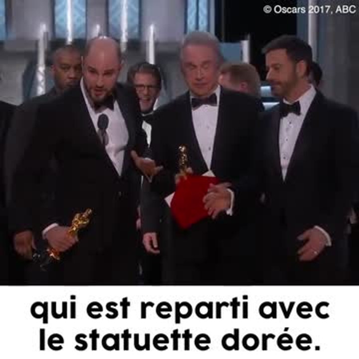Oscars 2017 : Fail lors de l'annonce de l'Oscar du meilleur film