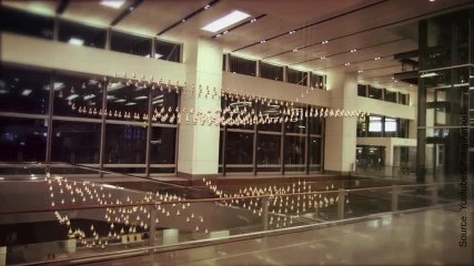 Une œuvre incroyable à l'aéroport de Changi