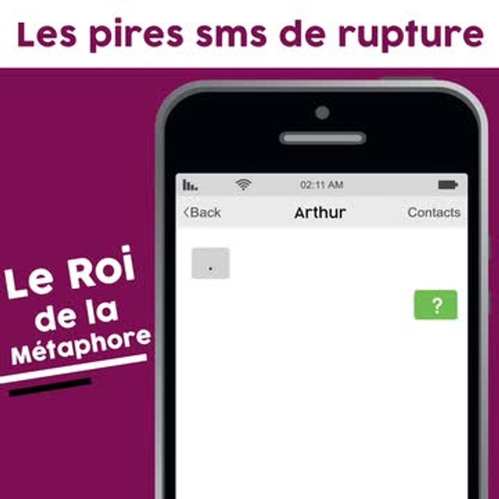 10 sms de rupture à mourir de rire, le 5ème est vraiment trop drôle