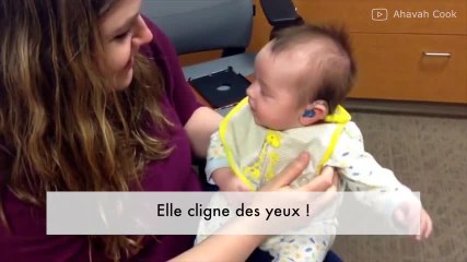 Download Video: Ce bébé entend sa maman pour la première fois