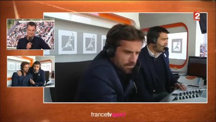 Arnaud Clément s'endort à Roland-Garros