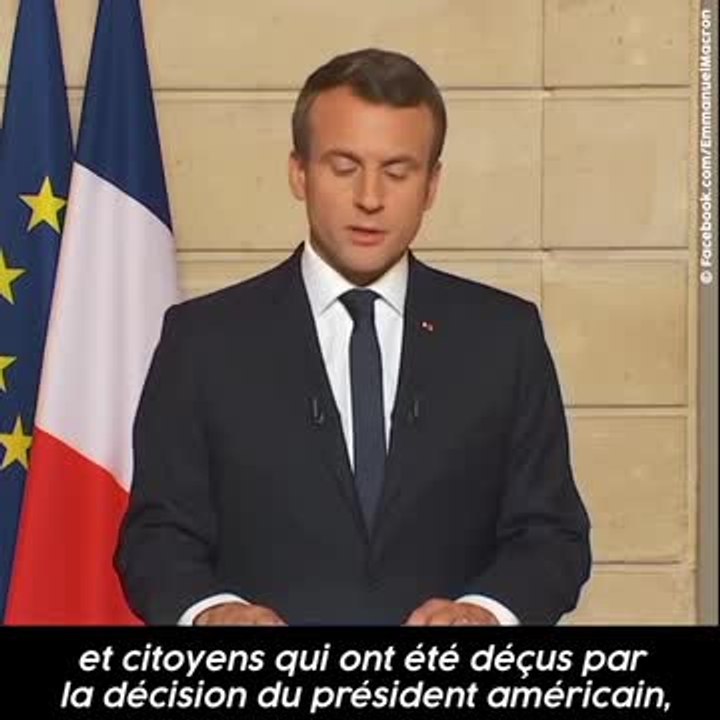Macron interpelle Trump dans un discours sans concessions