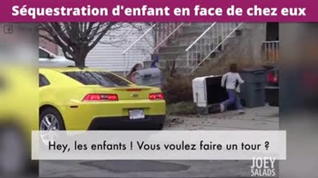 Glaçant ! Il enlève des enfants sous les yeux des parents