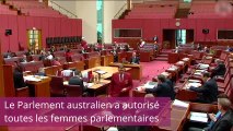 Cette mère australienne allaite son enfant au Sénat