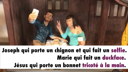 Crèche moderne pour décorer votre sapin 🎄 - thumbnail