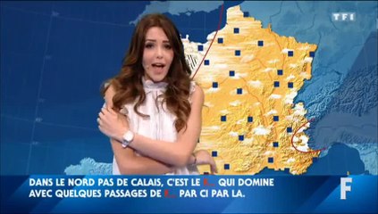 Nabilla, nouvelle miss météo sur TF1