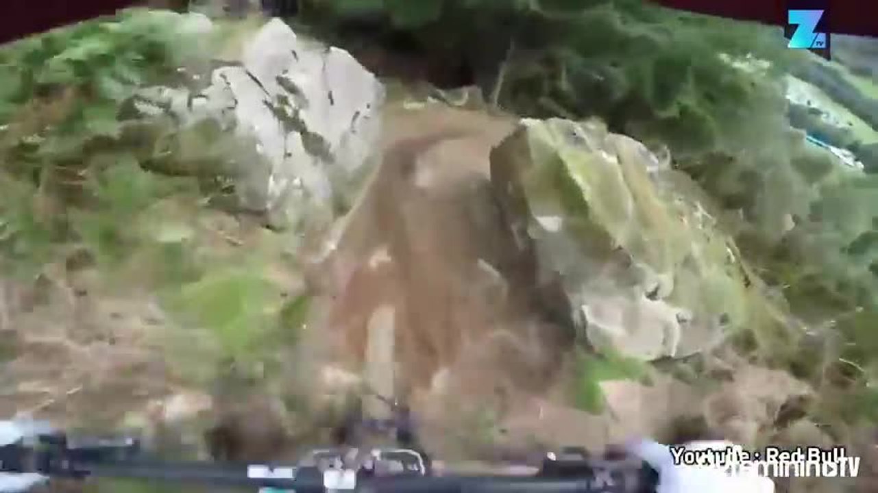 Une descente phénoménale en VTT filmée en GoPro !