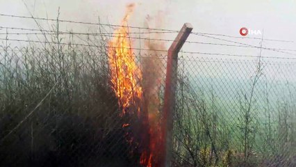 Dalaman'da cezaevi çevresi ve TİGEM arazilerinde yangın