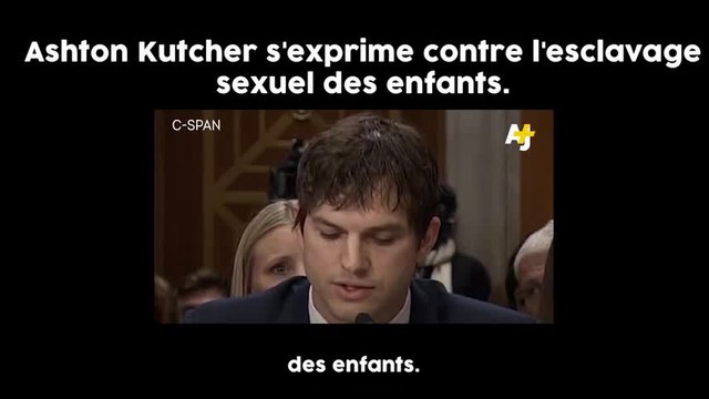 Ashton Kutcher : il prend la parole contre le trafic d'enfants