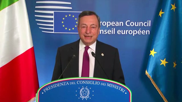 Consiglio Ue, Draghi: Il Pnrr porterà la crescita a un tasso più alto di prima del Covid