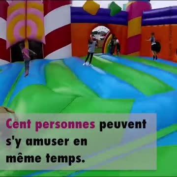 Le plus grand château gonflable du monde