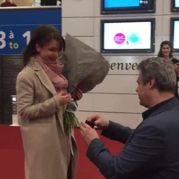 Une demande en mariage en live !