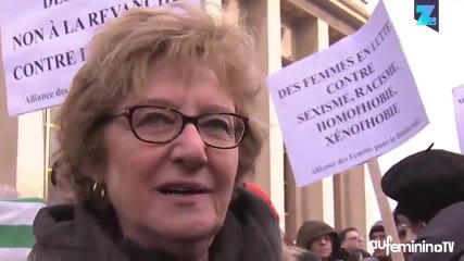 Paris en marche contre le sexisme de Trump