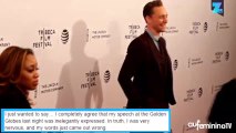 Hiddleston s’excuse pour son speech des Golden Globes