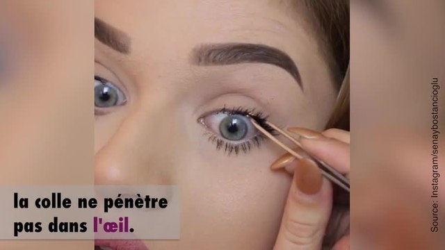 Des faux cils qui ont l'air vrais...