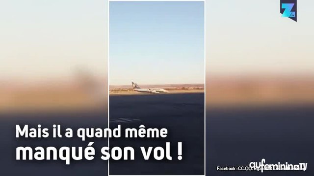 En retard pour son avion, il a une idée folle !