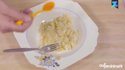 Une crème banane-miel pour bébé