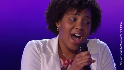 Jayna Brown dans America's Got Talent reçoit le buzzer en or de Louis
