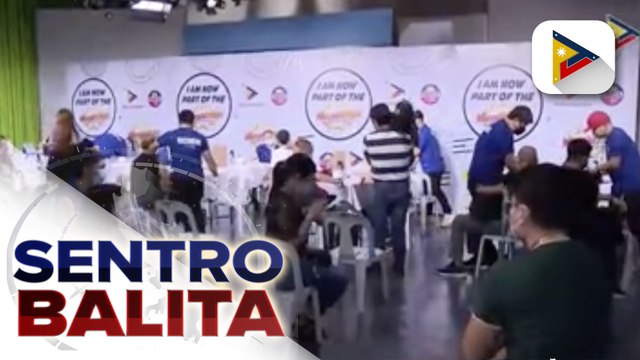 Higit 300 empleyado ng PTV, binakunahan ngayong araw; pamunuan ng PTV, nagpasalamat kay Pangulong Duterte