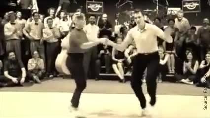 Un duo de danse rock'n'roll