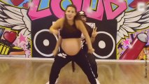 A 39 semaines de grossesse, elle continue de danser