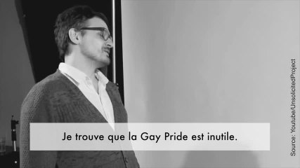 Des homophobes font un câlin à des homosexuels