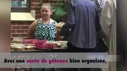 Elle vend des gâteaux pour la lutte contre le cancer