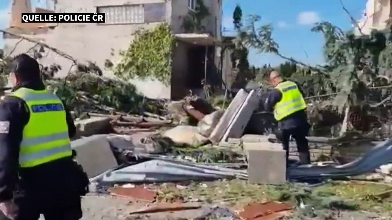 'Hölle auf Erden': Tote durch Tornado in Tschechien