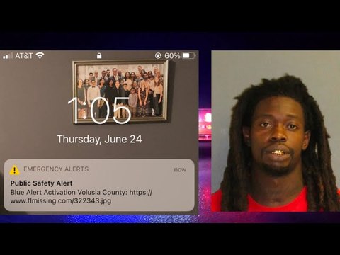 What is a Blue Alert Notification sounds off on Florida phones seeking | Moon TV News