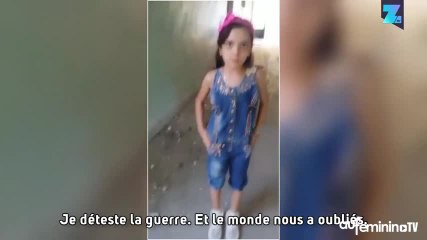 À 7 ans, elle tweete la vie sous les bombes à Alep