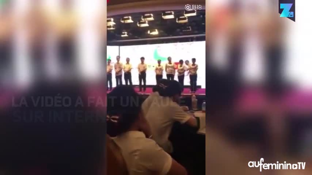 En Chine, un patron fesse publiquement ses employés