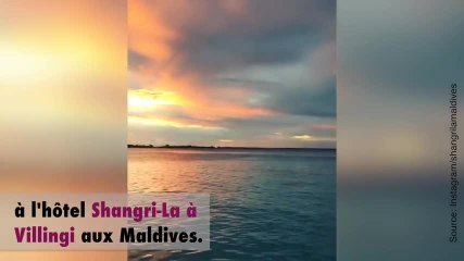 Une villa avec accès sur la mer aux Maldives