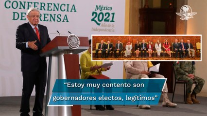 “Fue un buen encuentro”; AMLO tras la reunión con los gobernadores electos de Morena