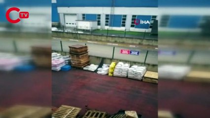 Silivri’de ceviz büyüklüğünde dolu yağışı