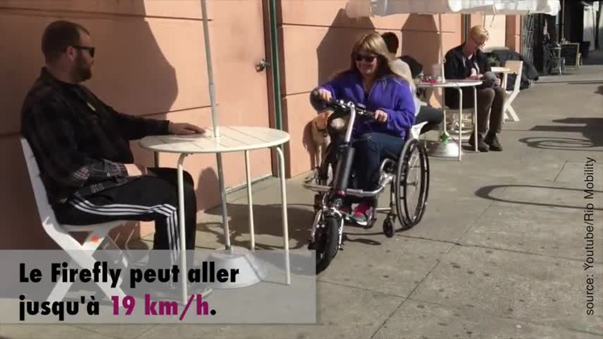 Une invention révolutionnaire pour les personnes en chaise roulante - Vidéo  Dailymotion