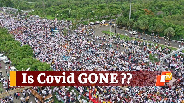 WATCH: Defying Covid Norms, Thousands Gather To Protest Naming Of Navi Mumbai Airport | OTV News