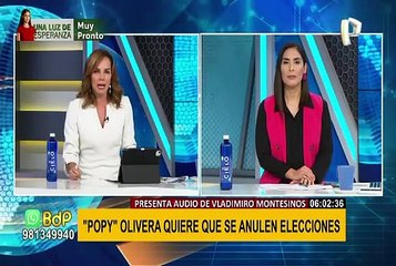 Revelan presuntos audios donde se pide la anulación de las elecciones