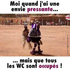 Une danse africaine inhabituelle