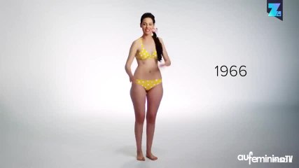 100 ans de bikini en body painting !