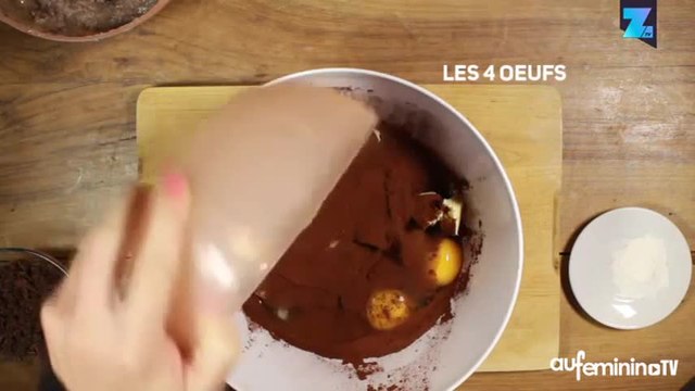 Recette en 60s : brownie aux haricots noirs sans gluten