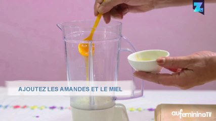 Recettes pour bébés : un milkshake aux amandes !